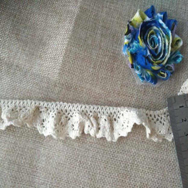 Cotton Ruffles Lace 2.5cm for Garment Accessories