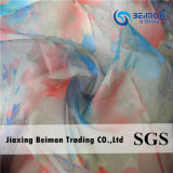 Factory Direct Sale 100% Polyester Shiny Printed Organza Fabric