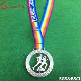 Factory Custom Silver Spinning Sport Award Medals