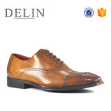Good Quality Men Leather Shoes with Rubber Sole