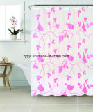 PEVA Waterproof Floral Printed Shower Curtain