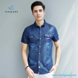 Fashion Soft Comfortable Cotton Short Sleeves Men Denim Shirts by Fly Jeans