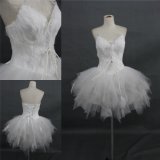 Fashion Feather Mini Short Dress Ballet Tutu Prom Dress