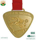 Metal Gold 3D Sports Medal with Customized Design