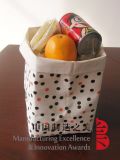 Washable Kraft Paper Bag, Flower Garden Pot, Gift Bag, Storage Bag