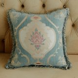 Luxury Jacquard Tassel Edge Decorative Pillow Sofa Cushion