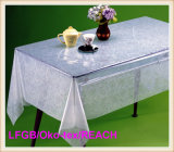 PVC Transparent and Embossed Tablecloth (TJ226)