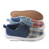 Multicolor Denim Real Woven Shoes for Women Footwear Snc-021435