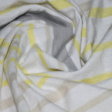 190GSM Cotton/Rayon/Spandex Yarn Dyed Stripe Slub Jersey