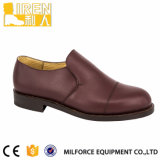 Brown Color Cow Leather Uniform Shoes