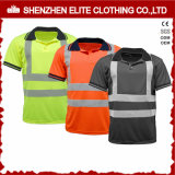 Cheap Custom Wholesale Cotton Safety Workwear Polo Shirts (ELTSPSI-13)