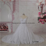 Lace A Line Sleeveless Wedding Bridal Dress