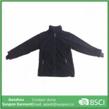 Black Colors Water-Repellent Fleece Jacket