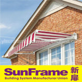 Retractable Red Remote Control Awning