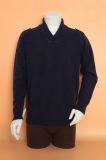 Men's Yak Wool/Cashmere V Neck Long Sleeve Sweater/Knitwear/Garment/Clothing