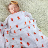 2017 100% Cotton Printed Baby Gauze Washable Muslin Blanket