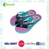 Bright Printing, PE Sole and PVC Straps, Women's Slippers