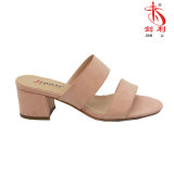 Mules Block Heel Slippers Open Toe Women Sandals (MU200)