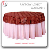 Red Color Falling Contemporary Wedding Hall Table Cloth (TC-14)