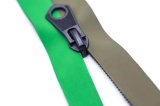 Water Proof Zipper with Water Proof Tape (color matching) /Color Green and Grey/