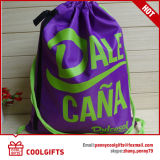 Recyle Advertising 190t Polyester Drawstring Bag for Travel and Gift