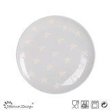 20.4cm Ceramic Plate with Stars Design
