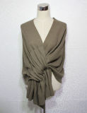Lady Fashion Acrylic Knitted Fishtail Winter Magic Scarf Shawl (YKY4490)