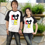 Fashion Design Cotton Family Couple T Shirts