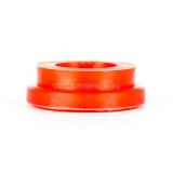 Injection Molded Durable Red Hard Polyurethane Plastic Internal Bearing Sleeve Boot