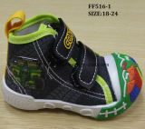 Latest Lovely Injection Shoes Baby Canvas Shoes Infant Shoes (FF516-1)