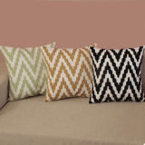 Cotton Wool Embroidery Corrugated Pillow/Cushion