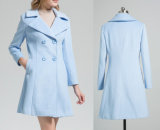 Lapel Collar Ladies Jacket with A-Line  Jacket