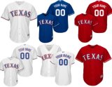 Customized Texas Rangers Cool Base Baseball Jerseys