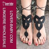Woman Sandals Floral Crochet Beach Anklets Foot Anklet (L98001-1)