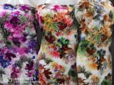 Rayon Viscose Fashion Dress Flower Digital Printing Fabric
