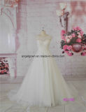 2016 Guangzhou French Lace A-Line Wedding Dress Bridal Gown