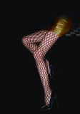 Fish Net Panty Hose with Hollow out Design 8551