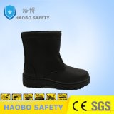 Industrial Winter Leather Safety Footwear with PU Sole