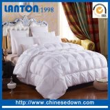 White Duck Down Comforter with Pure Cotton for Queen Bed