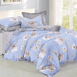 Twin/Full/Queen/King Polyester Printed Microfiber Bed Sheet