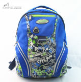 Blue Mix Large-Capacity Sports Backpack