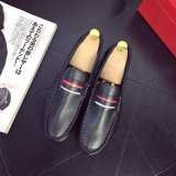 High Quality 2017 Factory Price Breathable PU Leather Loafers Driving Man Shoes