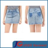 Women Cut off Denim Mini Skirts (JC2086)