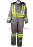 Nfpa 70e Flame Retardant Welding Insulated Safety Lined Coverall for Winter