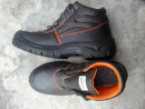 Leather Safety Shoes with Steel Toe and Plate S1/S2 Footwear Acid Resistant and Alkali Resistant Ce En20345