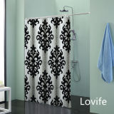Shower Curtain Bathroom Waterproof Curtain (JG-235)