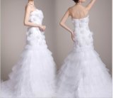 Tulle Folowers Bridal Wedding Dresses (NWD1007)