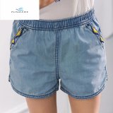 Fashion Simple Loose Denim Shorts with 100% Cotton for Girls by Fly Jeans