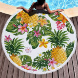Pineapple Printed Round Blanket