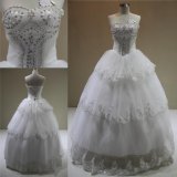 Wholesale Cheap Crystal Bodice Ball Gown Bridal Wedding Dresses 2018